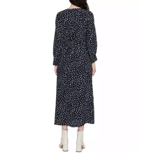 Sanctuary Niki Long-Sleeve Dot Print Midi Dress 2 - Picture 2 of 13